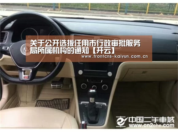 关于公开选拔任用市行政审批服务局所属机构的通知【开云】(图2) 开云
