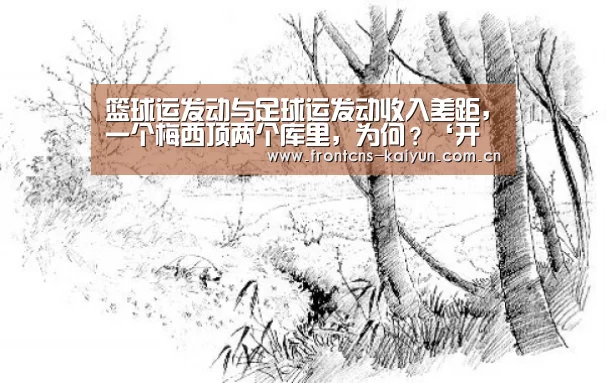 篮球运发动与足球运发动收入差距,一个梅西顶两个库里,为何?‘开云体育入口’(图3) 开云官网